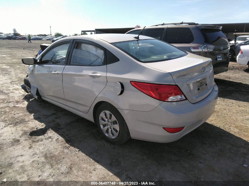 2016 HYUNDAI ACCENT SE - KMHCT4AE6GU109471