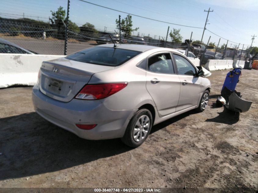 2016 HYUNDAI ACCENT SE - KMHCT4AE6GU109471