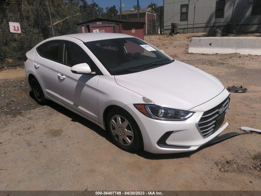 2018 HYUNDAI ELANTRA SE - 5NPD74LF2JH289035