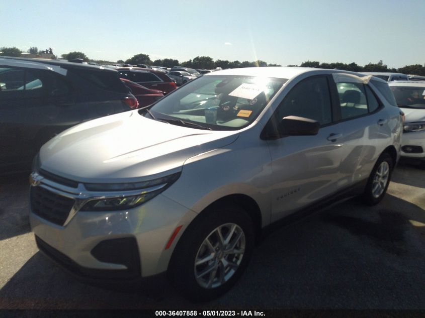 2022 CHEVROLET EQUINOX LS - 3GNAXHEV1NS174170