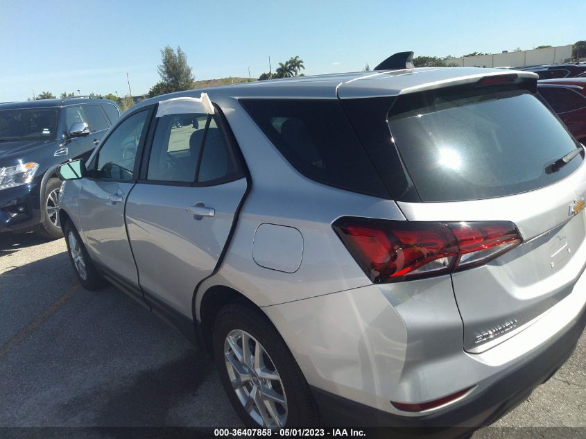 2022 CHEVROLET EQUINOX LS - 3GNAXHEV1NS174170