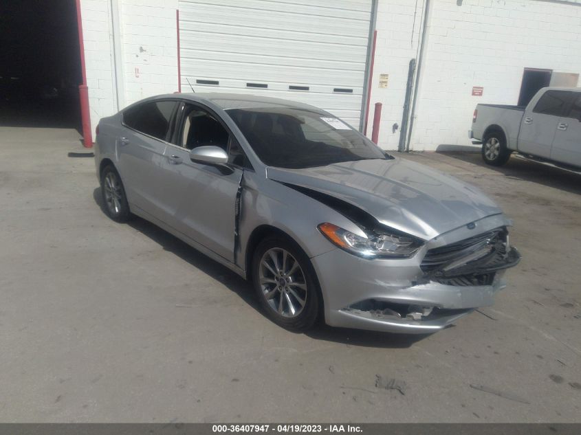 2017 FORD FUSION SE - 3FA6P0H75HR358722