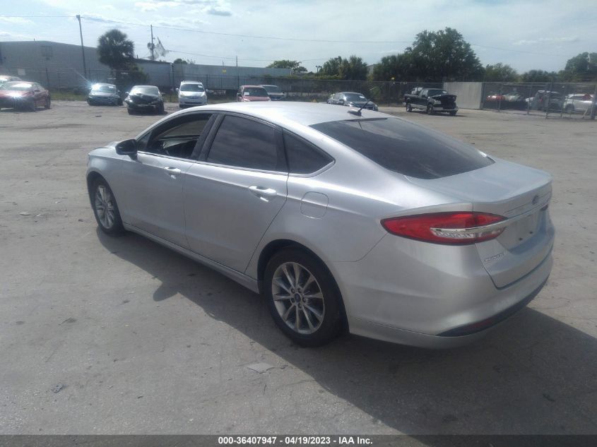 2017 FORD FUSION SE - 3FA6P0H75HR358722