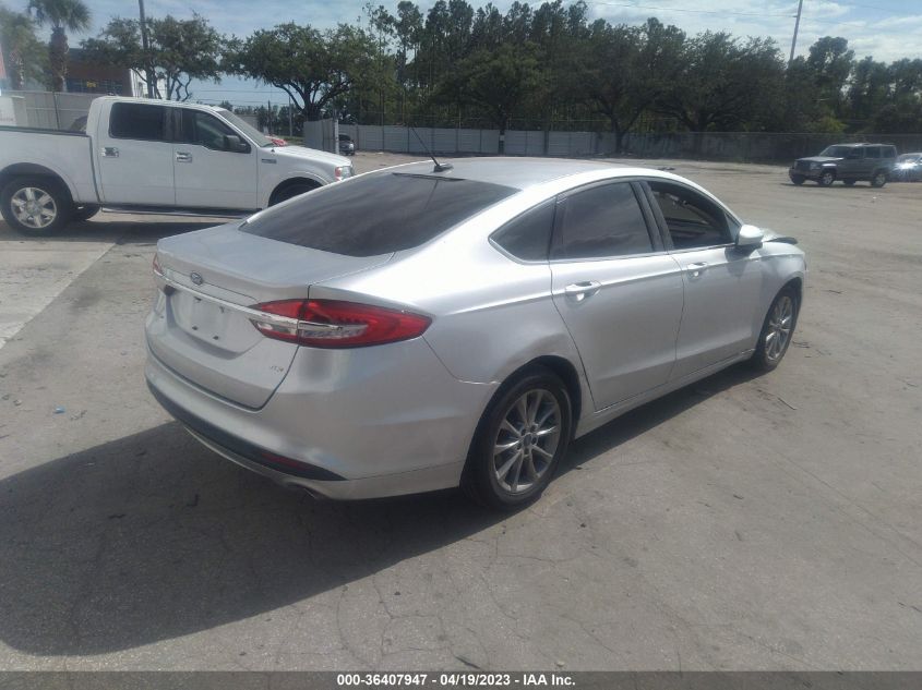 2017 FORD FUSION SE - 3FA6P0H75HR358722