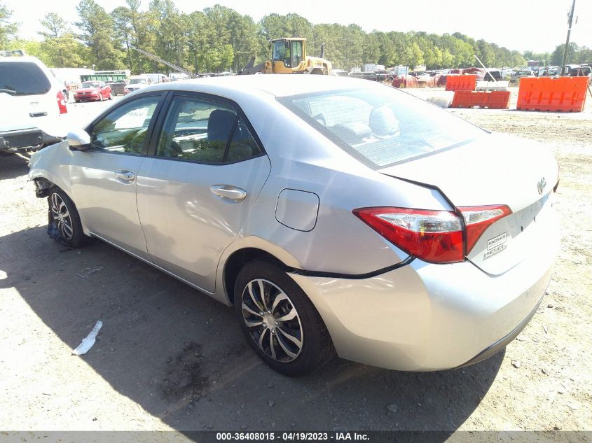 2016 TOYOTA COROLLA LE - 2T1BURHE0GC700649