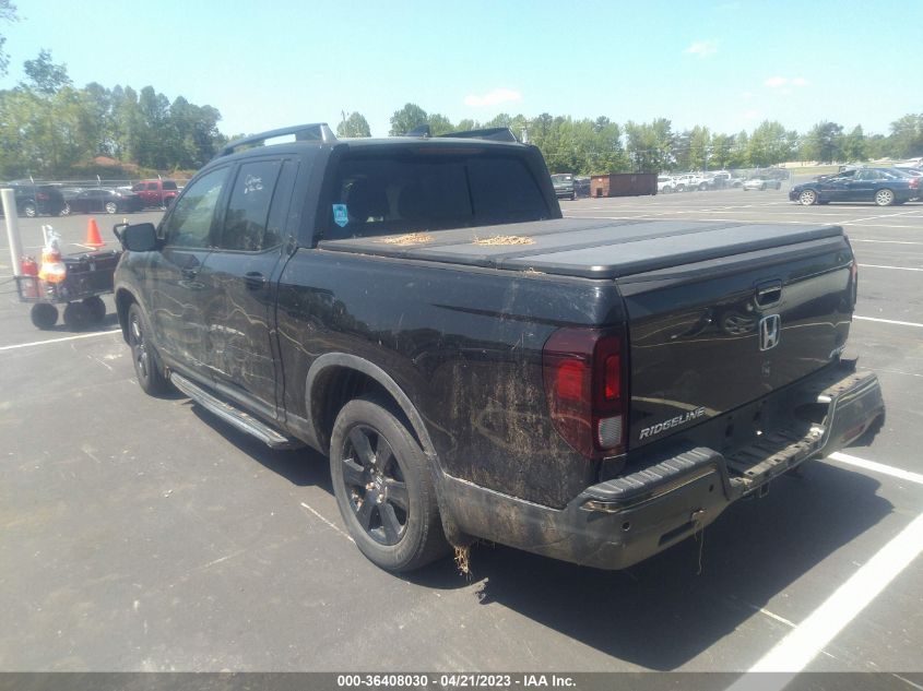 2017 HONDA RIDGELINE BLACK EDITION - 5FPYK3F80HB030647
