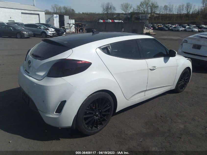 2013 HYUNDAI VELOSTER W/GRAY INT - KMHTC6AD8DU145855