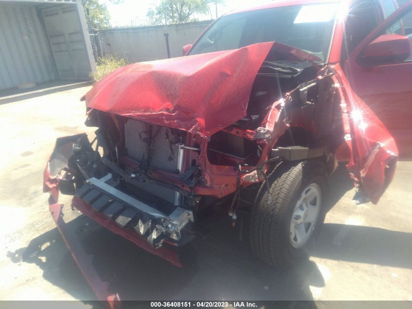 2022 TOYOTA TACOMA 2WD SR/SR5 - 3TYRX5GN3NT064947