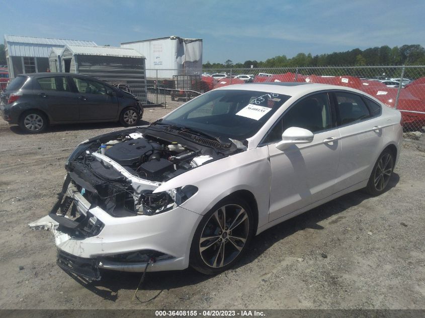 2017 FORD FUSION TITANIUM/PLATINUM - 3FA6P0D92HR208378