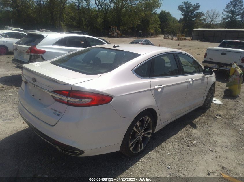 2017 FORD FUSION TITANIUM/PLATINUM - 3FA6P0D92HR208378