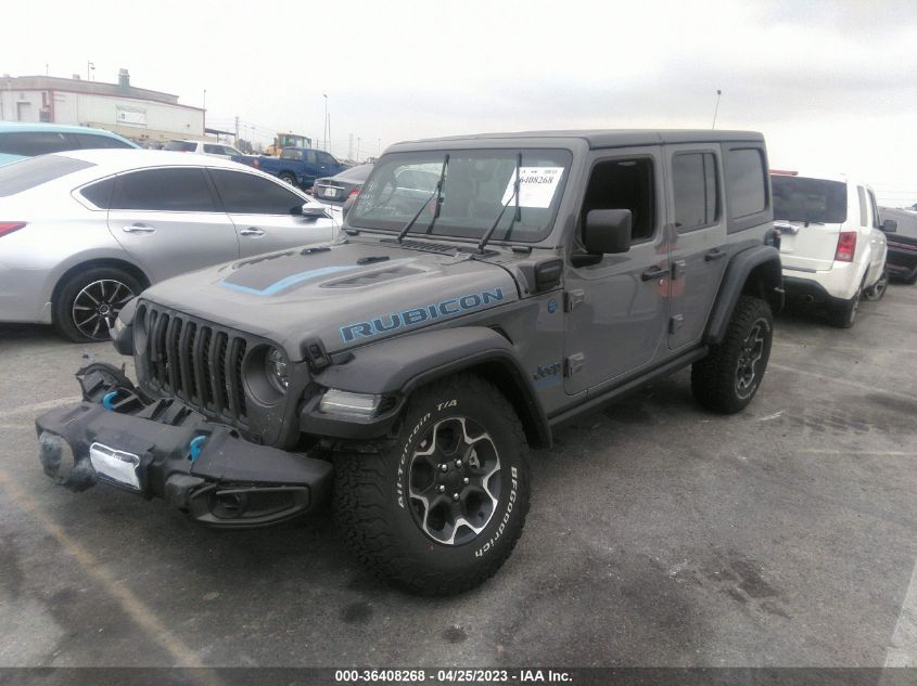 2022 JEEP WRANGLER 4XE UNLIMITED RUBICON 1C4JJXR67NW116382