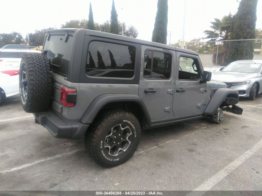 2022 JEEP WRANGLER 4XE UNLIMITED RUBICON 1C4JJXR67NW116382