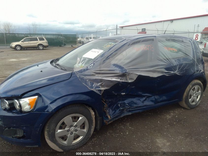 2013 CHEVROLET SONIC LS - 1G1JA6SG3D4174344