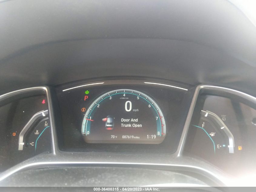 2017 HONDA CIVIC SEDAN EX - 2HGFC2F79HH537203