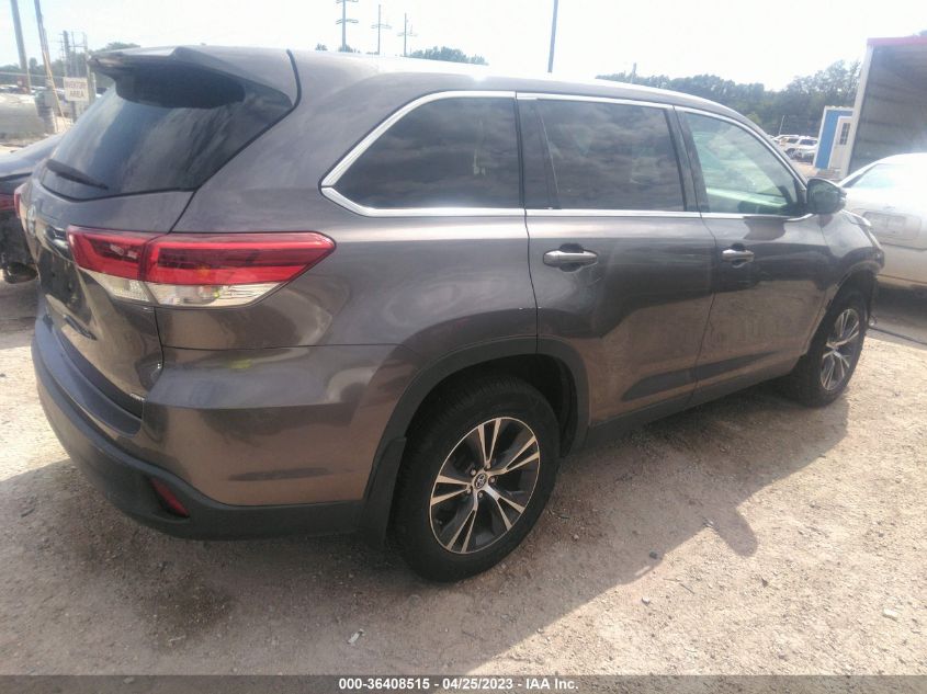 2019 TOYOTA HIGHLANDER LE - 5TDBZRFH7KS961680