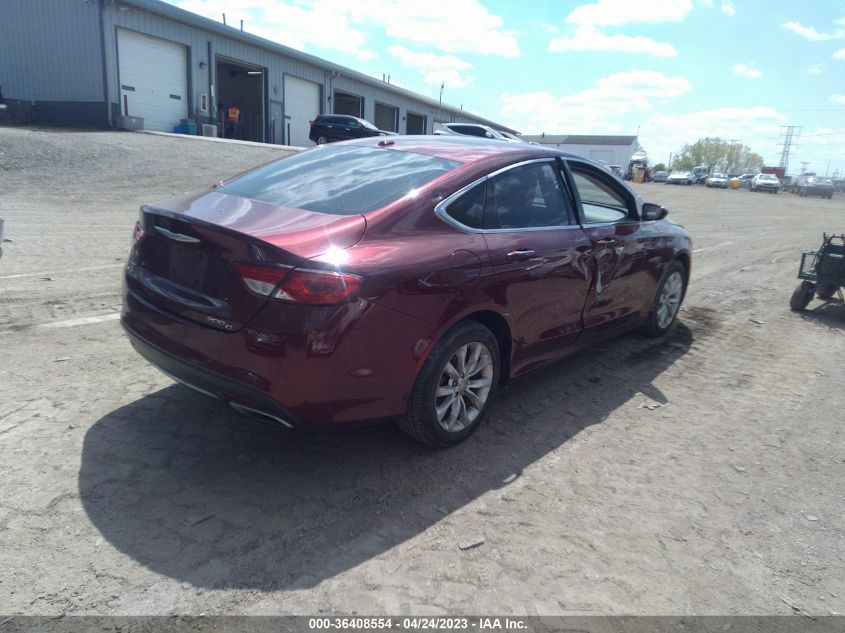 2015 CHRYSLER 200 C - 1C3CCCCG3FN527948