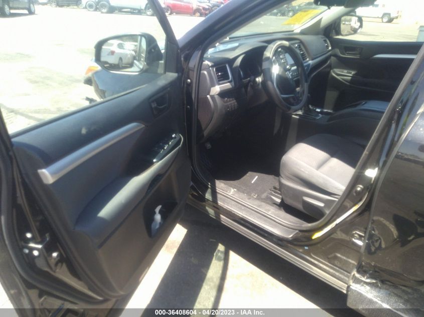 2018 TOYOTA HIGHLANDER LE - 5TDZZRFH6JS259427