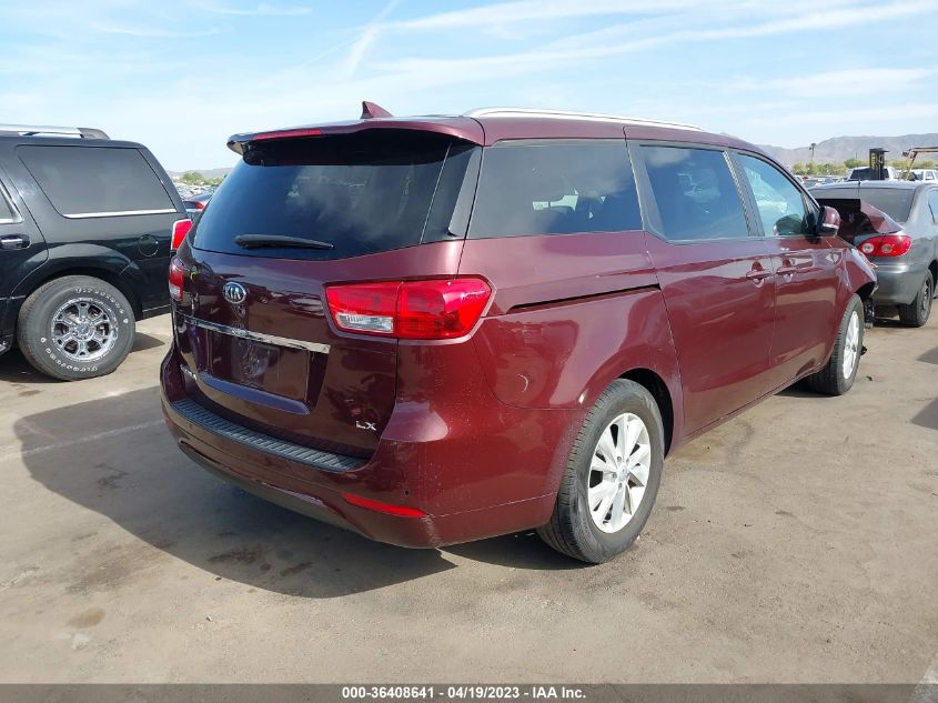 2017 KIA SEDONA LX - KNDMB5C16H6331929