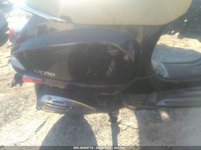 2009 VESPA LX 150 ZAPM448F095014291