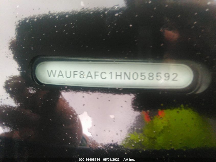 2017 AUDI A6 PREMIUM - WAUF8AFC1HN058592