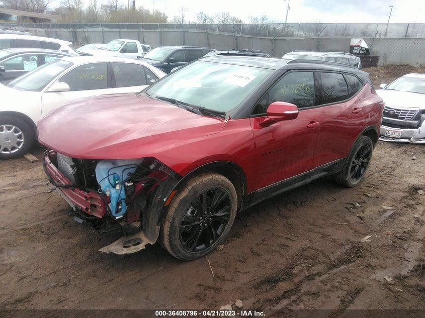VIN 3GNKBKRS1PS124047 2023 CHEVROLET BLAZER RS