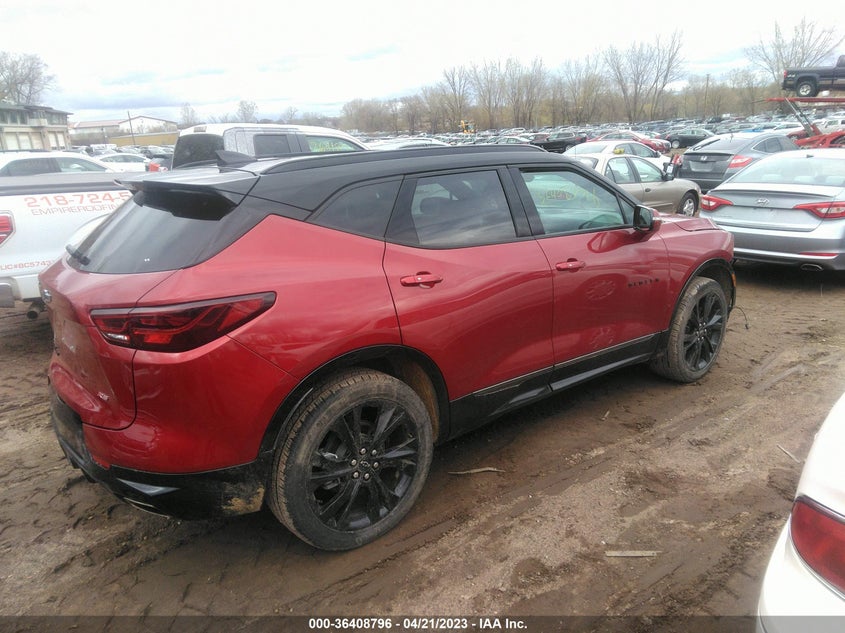 VIN 3GNKBKRS1PS124047 2023 CHEVROLET BLAZER RS