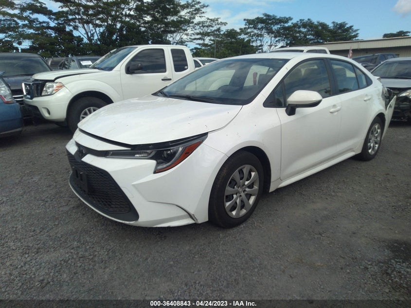VIN JTDEPMAE1N3003305 2022 TOYOTA COROLLA LE