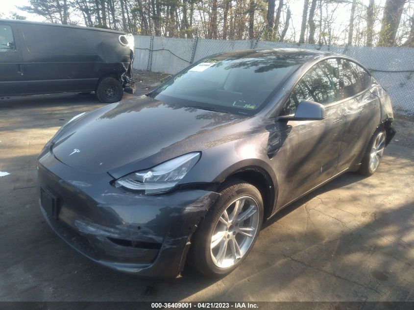 2021 TESLA MODEL Y LONG RANGE - 5YJYGDEEXMF083471