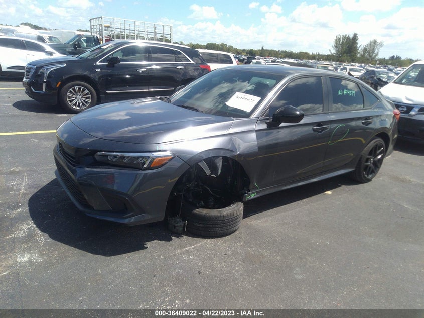 VIN 2HGFE2F54NH554379 2022 HONDA CIVIC SEDAN SPORT