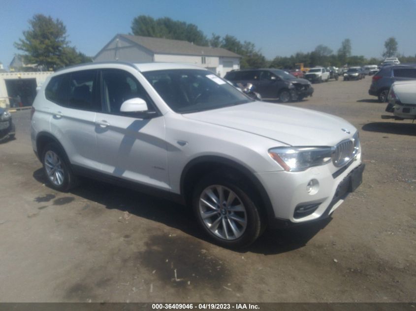 2017 BMW X3 XDRIVE28I - 5UXWX9C36H0W79878