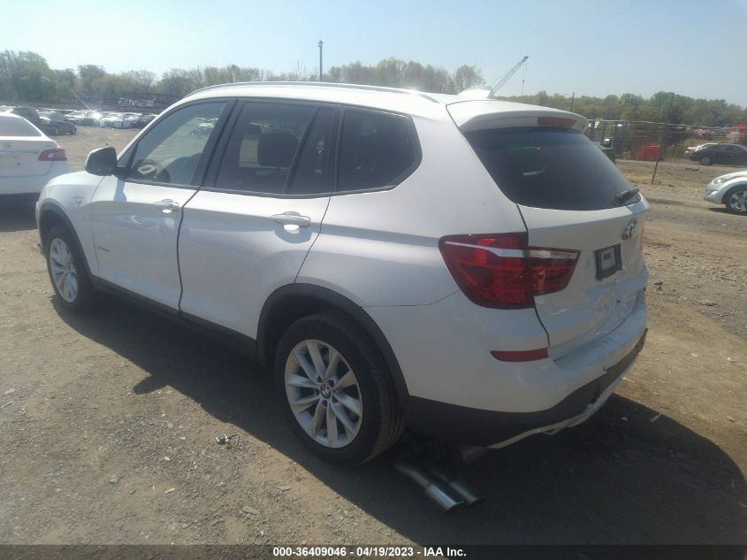 2017 BMW X3 XDRIVE28I - 5UXWX9C36H0W79878