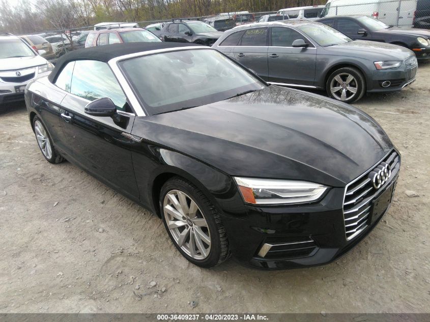 2018 AUDI A5 CABRIOLET PREMIUM - WAUWNGF58JN000305
