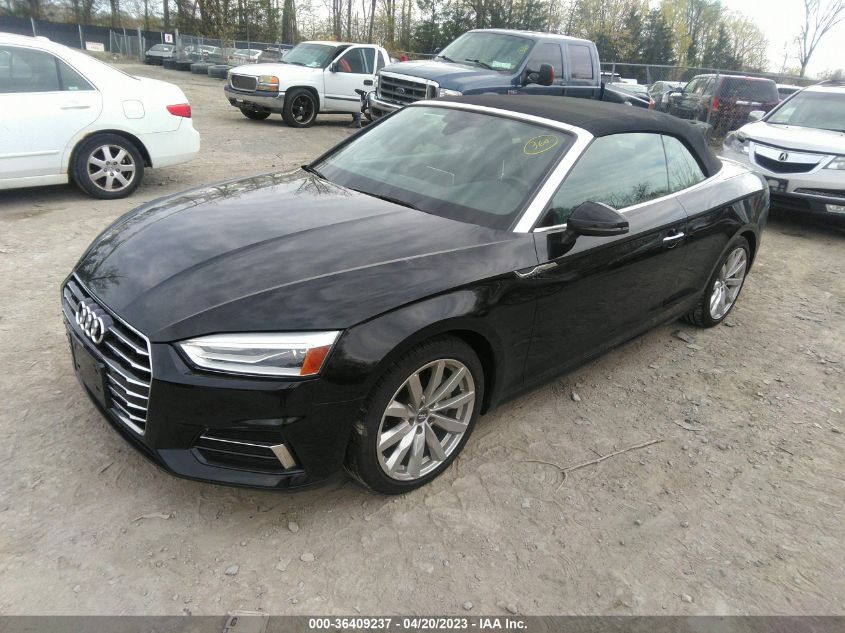 2018 AUDI A5 CABRIOLET PREMIUM - WAUWNGF58JN000305