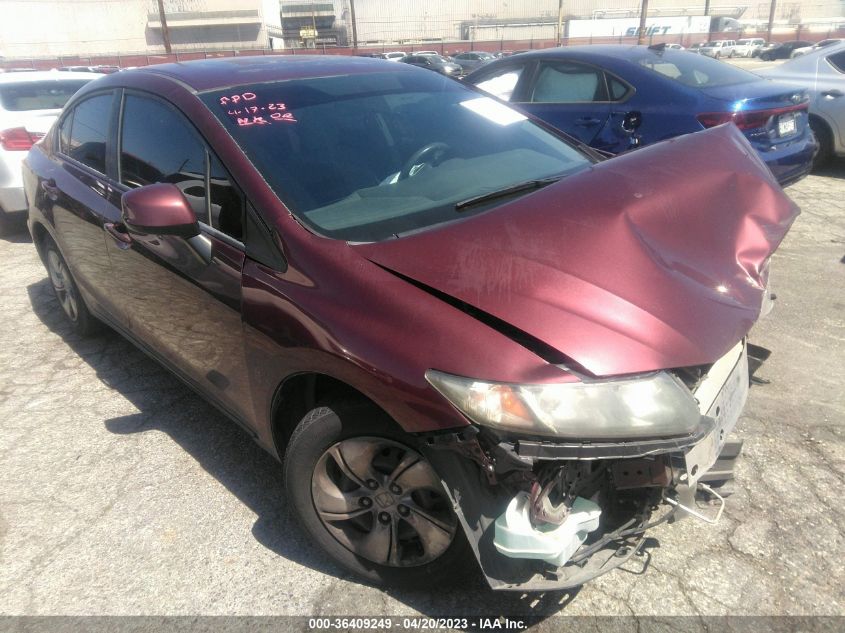 2013 HONDA CIVIC SDN LX - 19XFB2F54DE281462