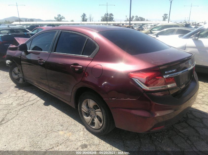 2013 HONDA CIVIC SDN LX - 19XFB2F54DE281462