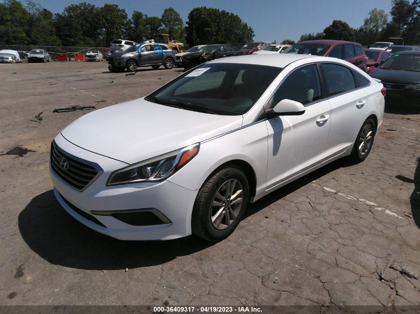 2016 HYUNDAI SONATA 2.4L - 5NPE24AFXGH417083