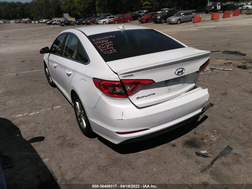 2016 HYUNDAI SONATA 2.4L - 5NPE24AFXGH417083