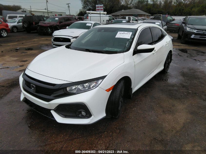 2019 HONDA CIVIC HATCHBACK EX - SHHFK7H69KU204708