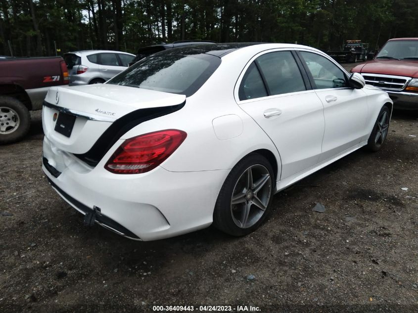 2015 MERCEDES-BENZ C-CLASS C 300 - 55SWF4KB1FU037890
