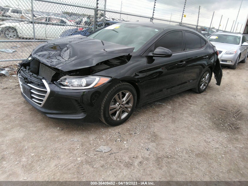 VIN 5NPD84LF1HH072602 2017 HYUNDAI ELANTRA SE
