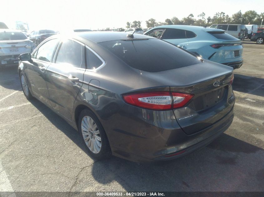 2016 FORD FUSION SE HYBRID - 3FA6P0LU2GR144895