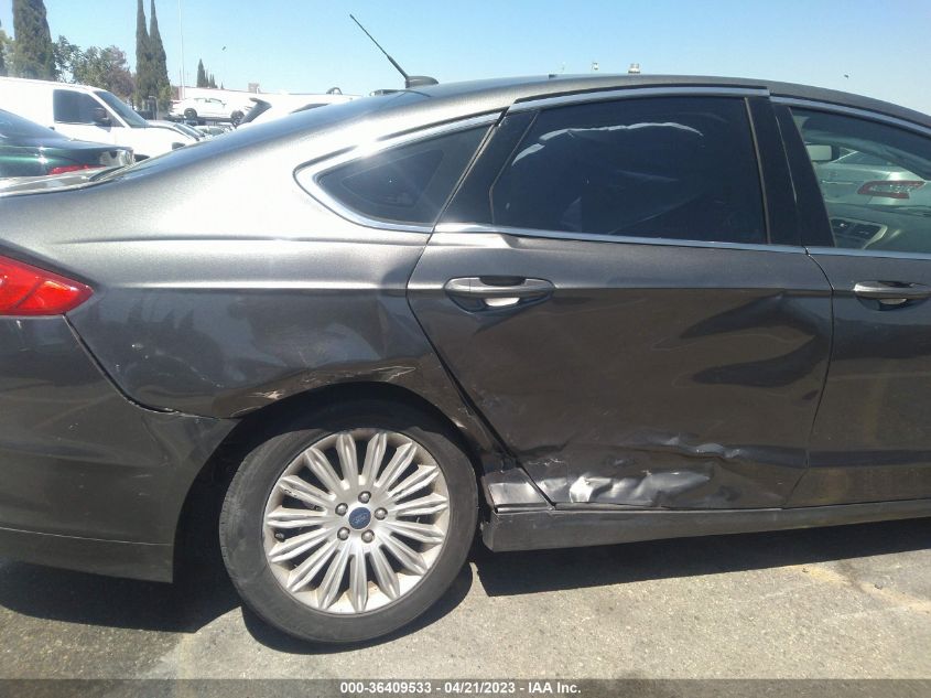 2016 FORD FUSION SE HYBRID - 3FA6P0LU2GR144895