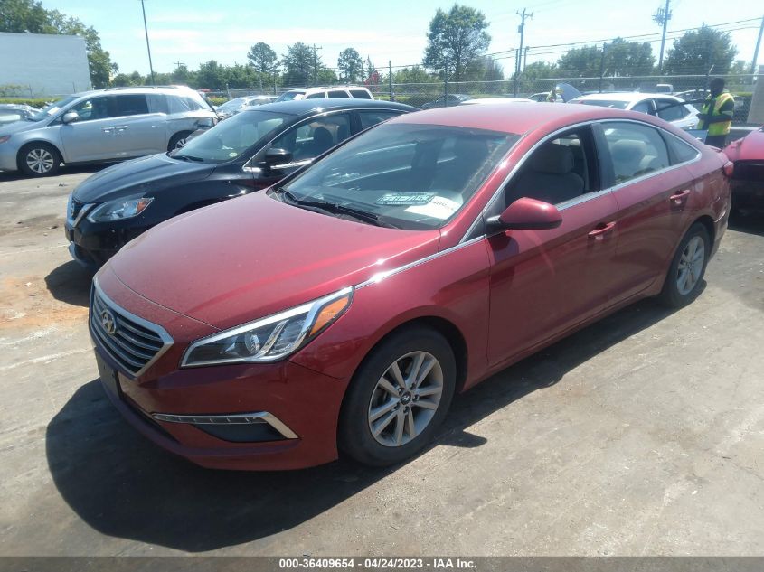 2015 HYUNDAI SONATA 2.4L SE - 5NPE24AF0FH104008