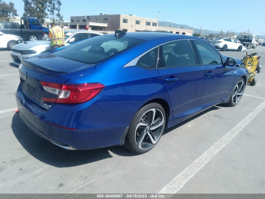 VIN 1HGCV3F21NA010225 2022 HONDA ACCORD HYBRID SPORT