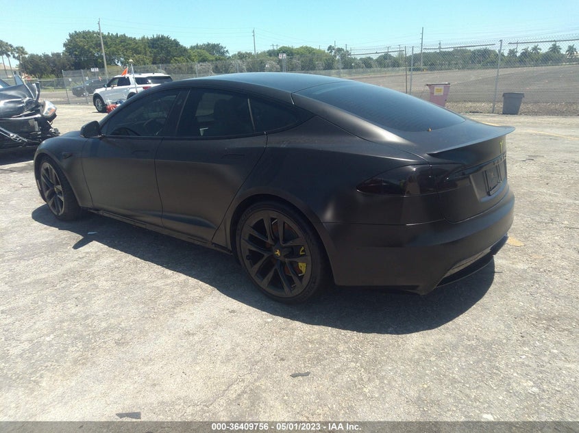 VIN 5YJSA1E60MF455740 2021 TESLA MODEL S PLAID