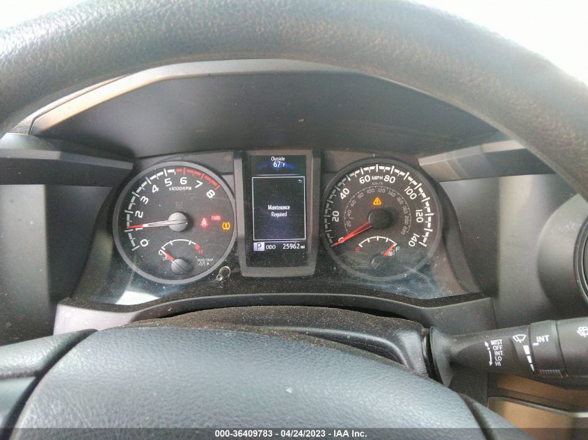 2022 TOYOTA TACOMA 2WD SR/SR5 - 3TYRX5GN1NT053252