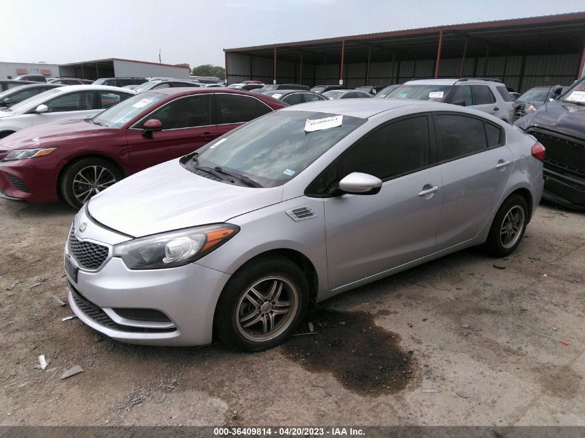 2016 KIA FORTE LX - KNAFK4A65G5518694
