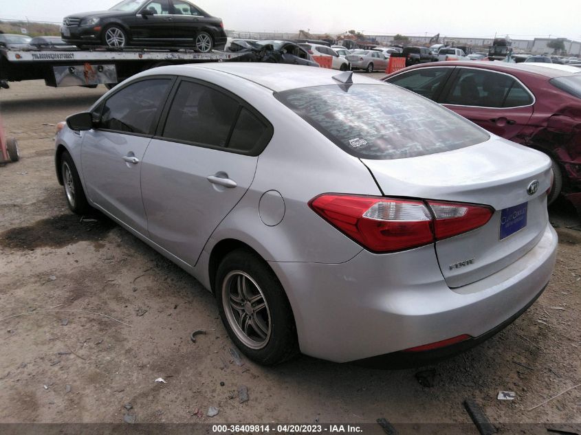 2016 KIA FORTE LX - KNAFK4A65G5518694