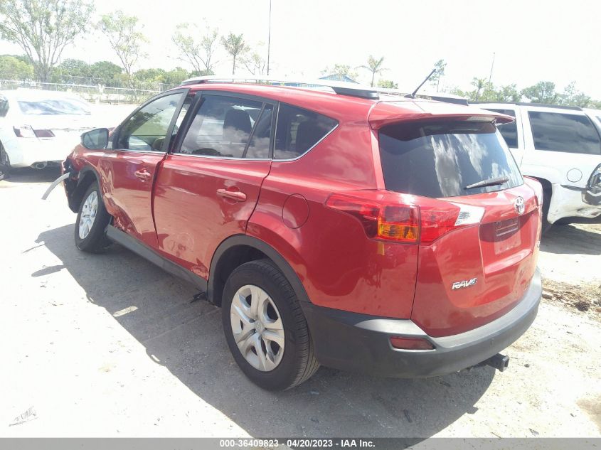 2013 TOYOTA RAV4 LE - JTMZFREVXD5009764