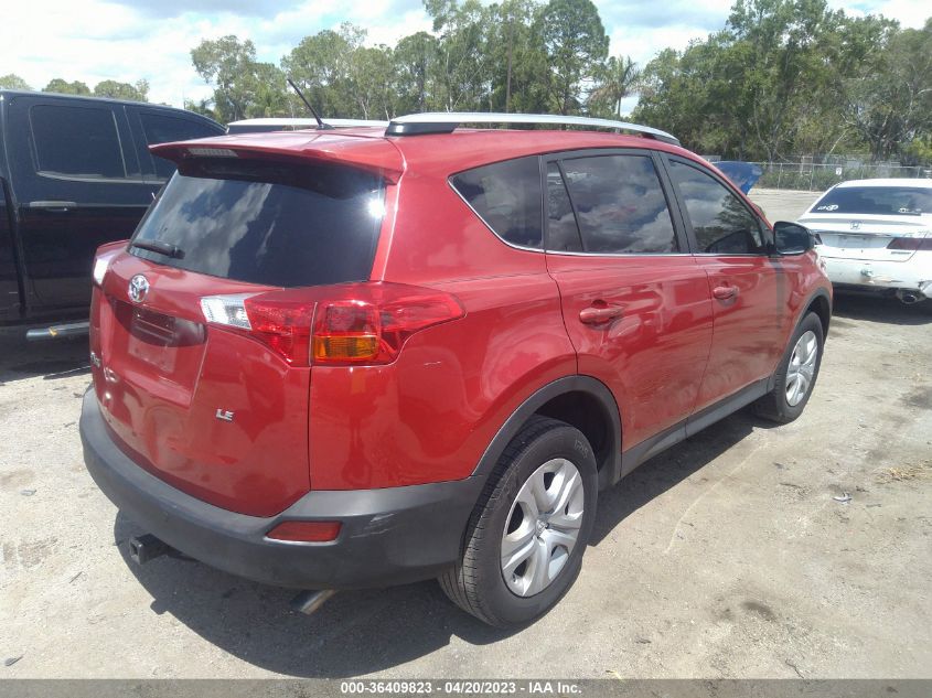 2013 TOYOTA RAV4 LE - JTMZFREVXD5009764